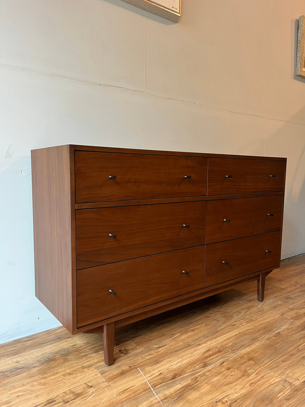 Article Cooper 6-Drawer Dresser in Walnut