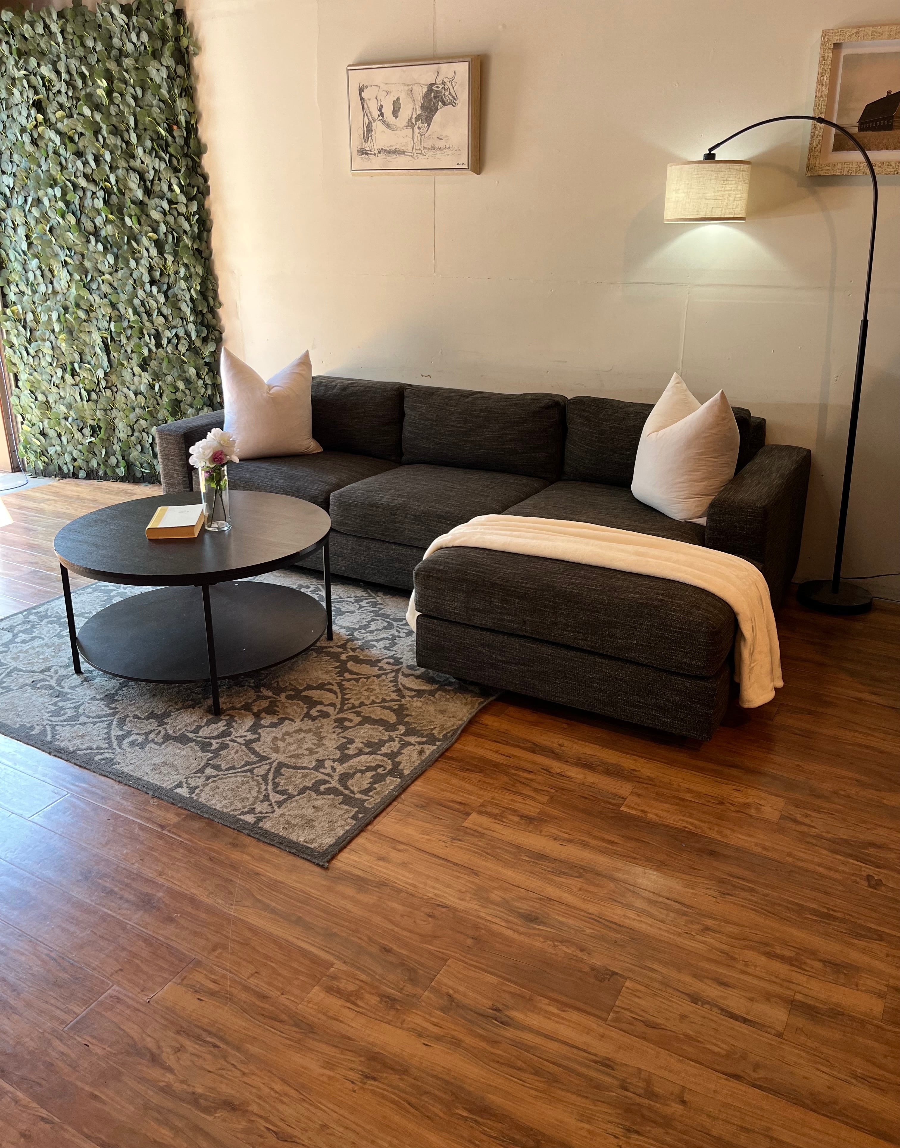 West Elm Urban Sectional in Pewter