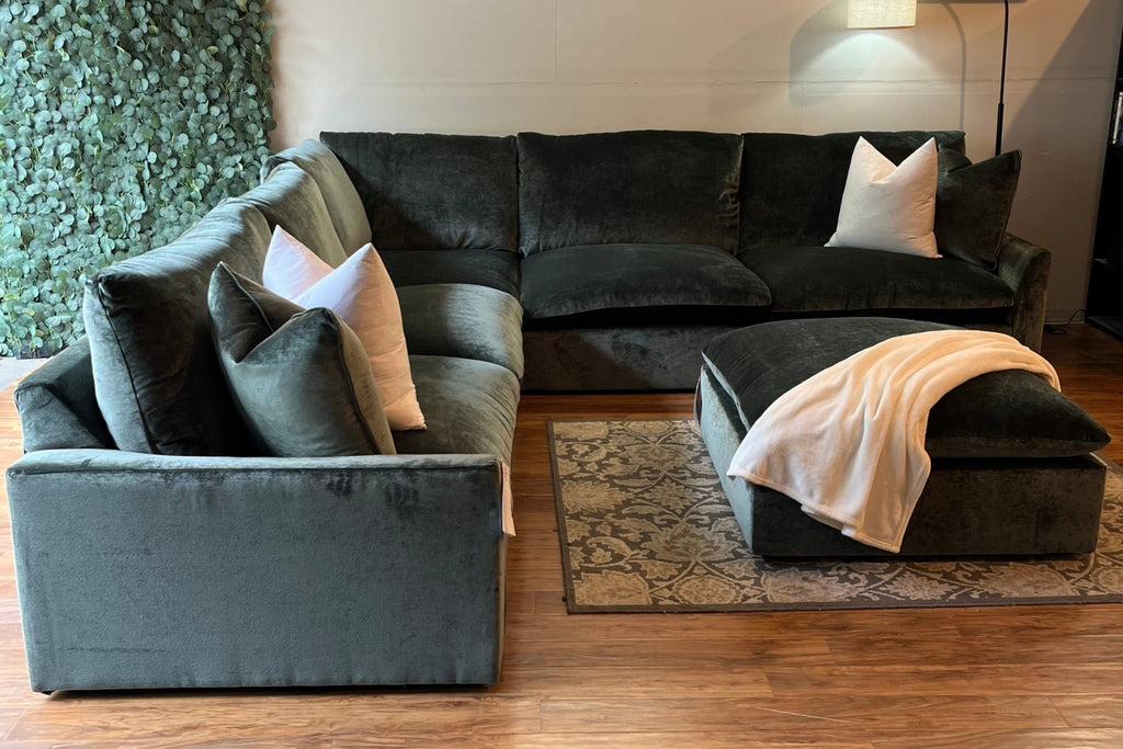 Rowan 3-Piece Sectional in Jade