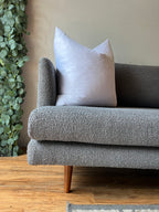 AllModern Sectional with Chaise in Bouclé Slate