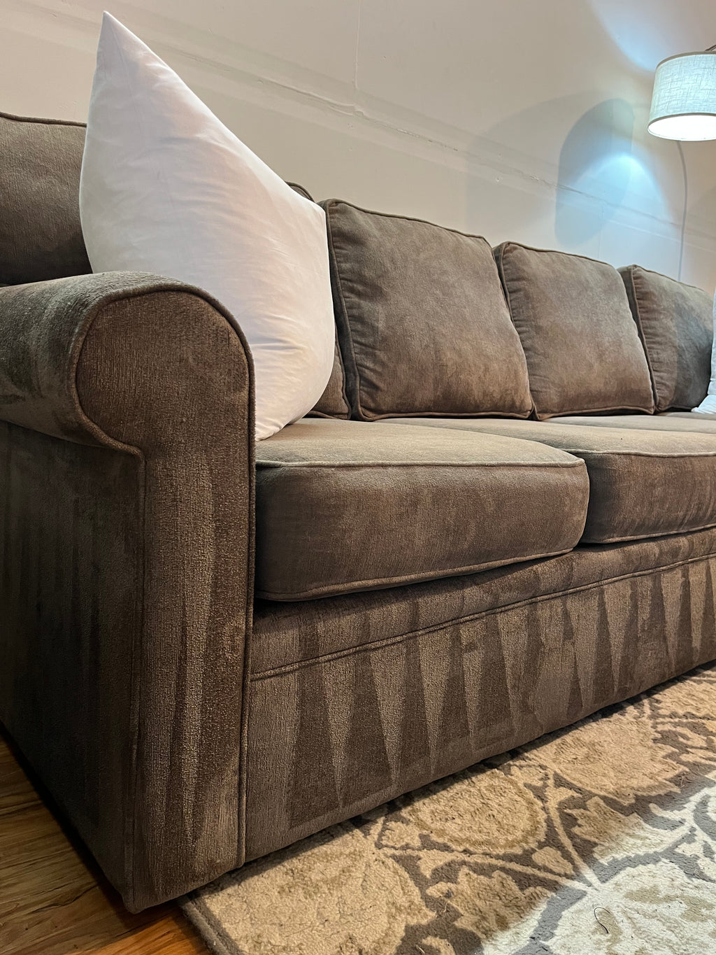 Rowe Furniture Sectional in Mocha Gray