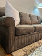 Rowe Furniture Sectional in Mocha Gray