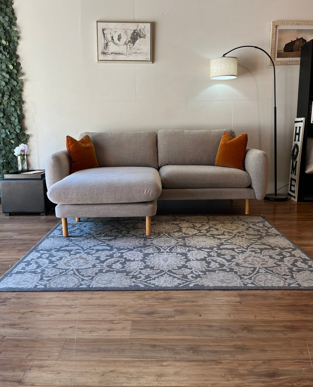 Article Sanders Reversible Sectional - Hestia Gray