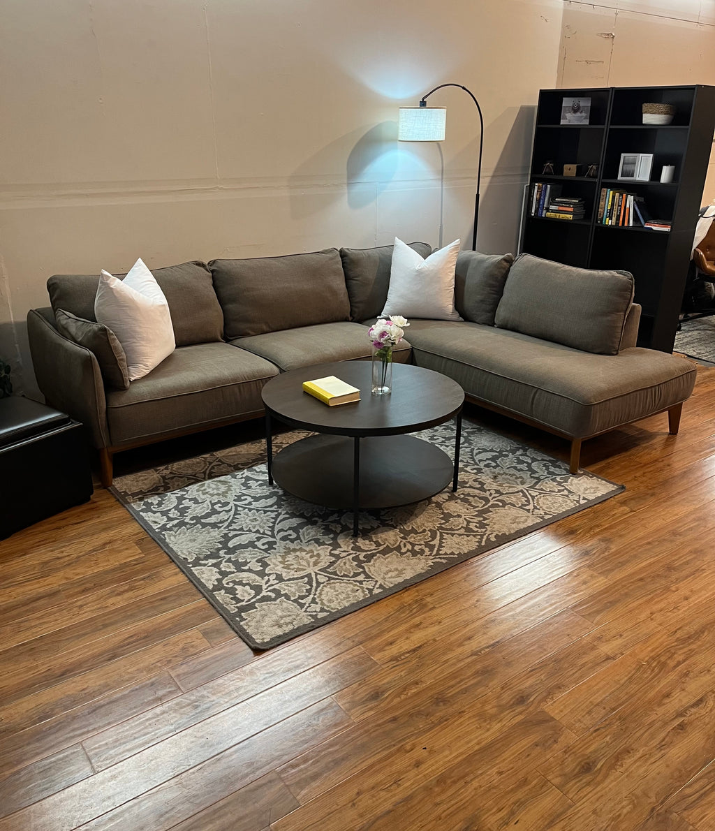 Macy’s Jollene Sectional in Slate Gray