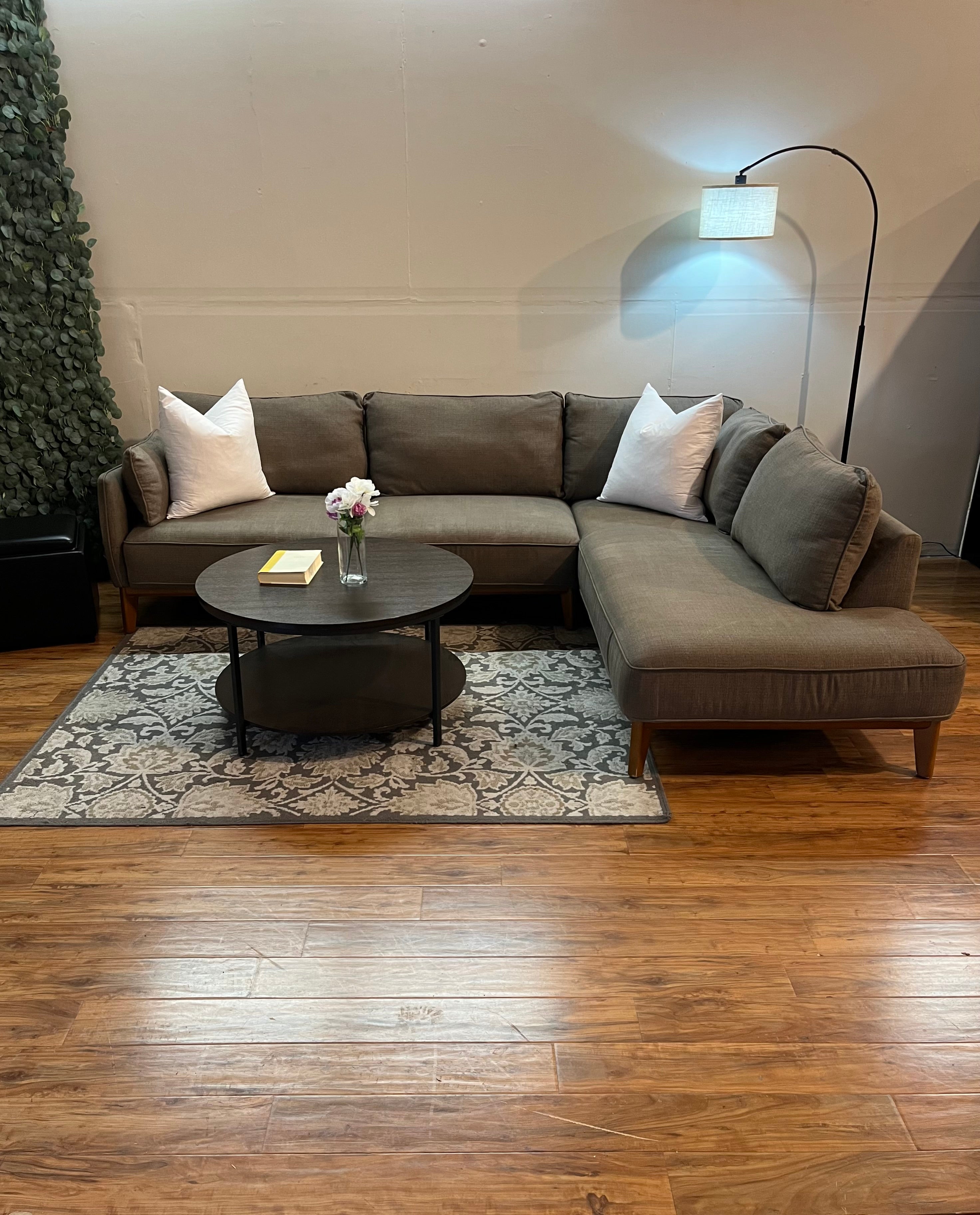 Macy’s Jollene Sectional in Slate Gray