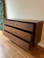 Article Cooper 6-Drawer Dresser in Walnut