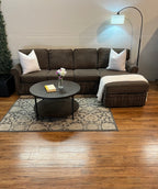 Rowe Furniture Sectional in Mocha Gray