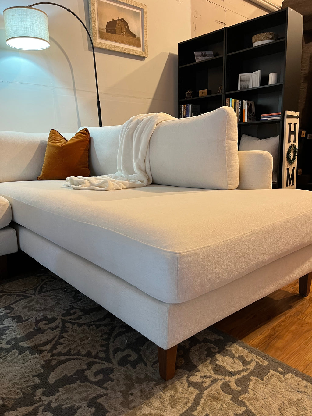 Interior Define Winslow Sectional in Frost White