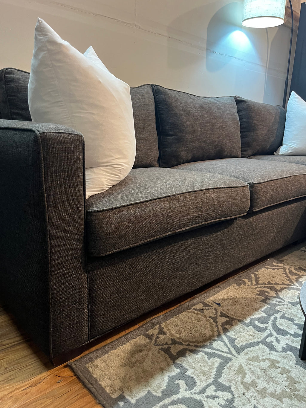 Crate & Barrel Davis Sectional in Graphite