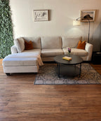 Jordan’s Furniture Sectional in Pearl White