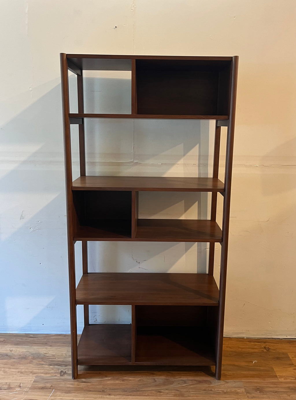 Article Mysen 34" Bookcase, Tall - Walnut