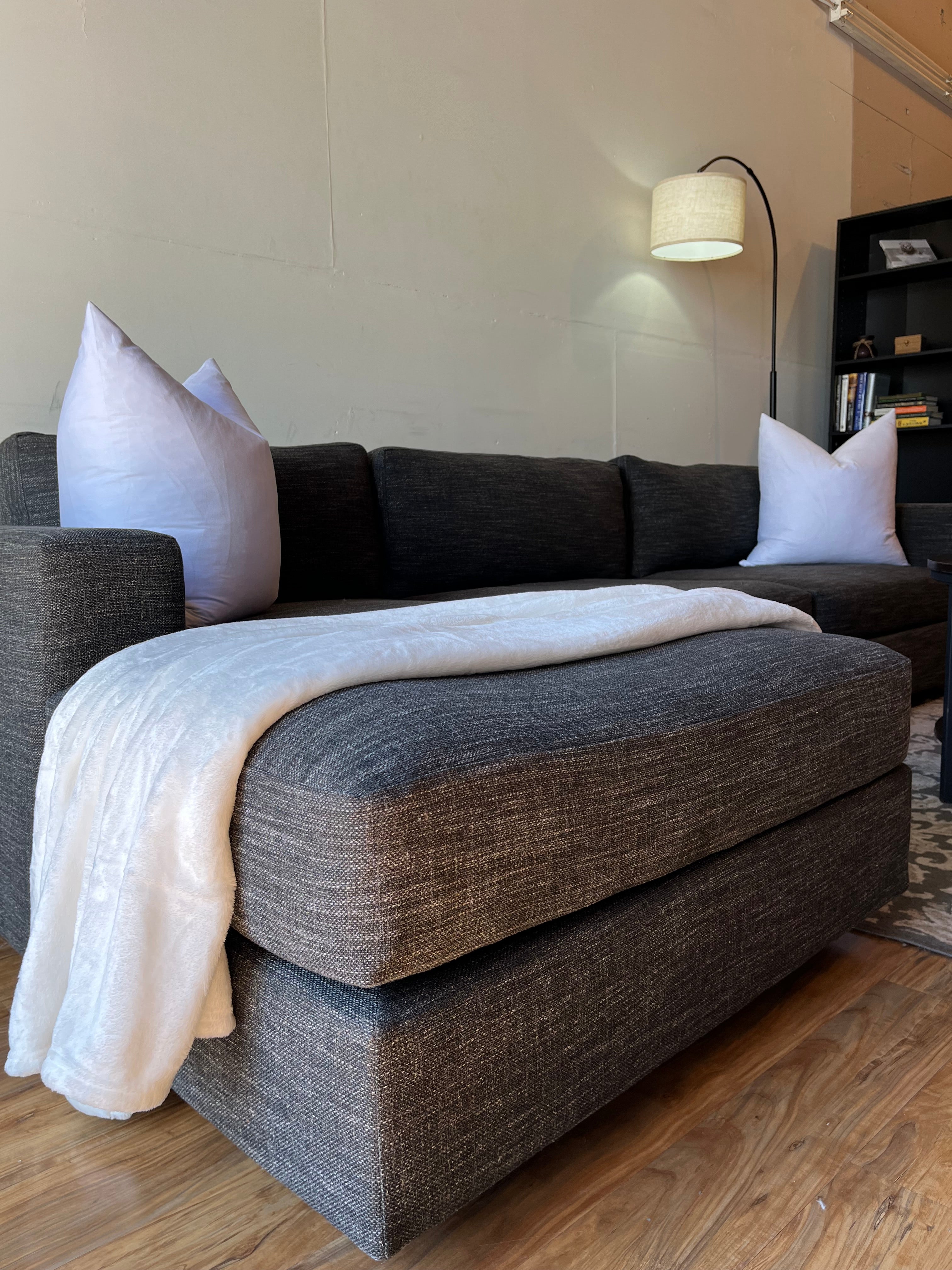 West Elm Urban Sectional in Pewter