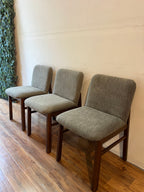 Article Mikkel Dining Chairs (3) - Walnut and Algonquin Green