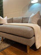 Castlery Tana Chaise Sectional in Pearl Gray