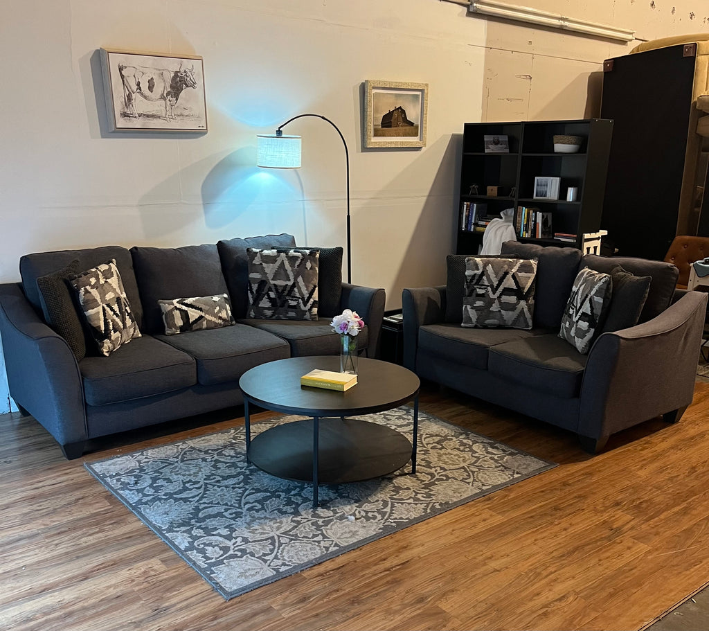 Ashley Furniture Sofa and Loveseat in Slate