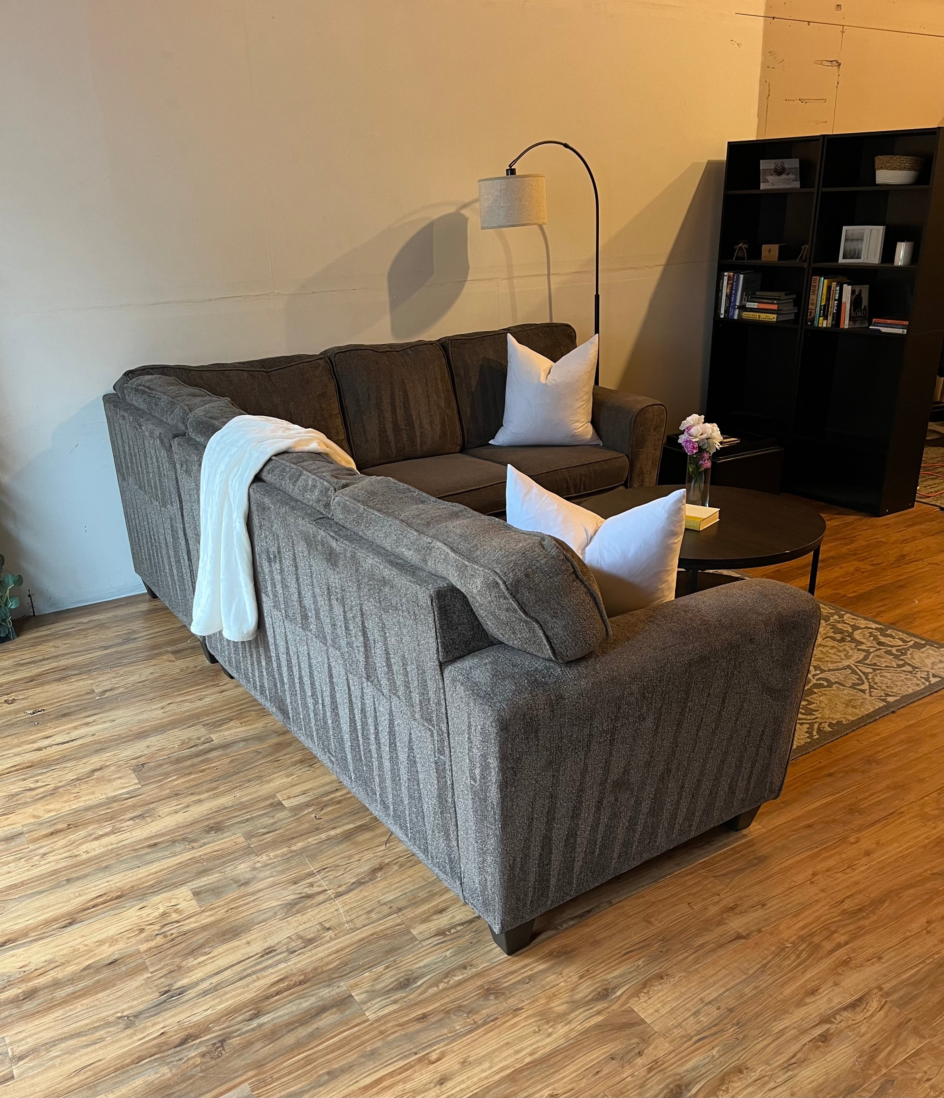 American Furniture Sectional in Ash Gray