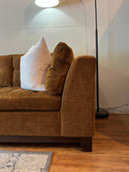 ABC Carpet & Home Tufted Sectional in Rich Caramel