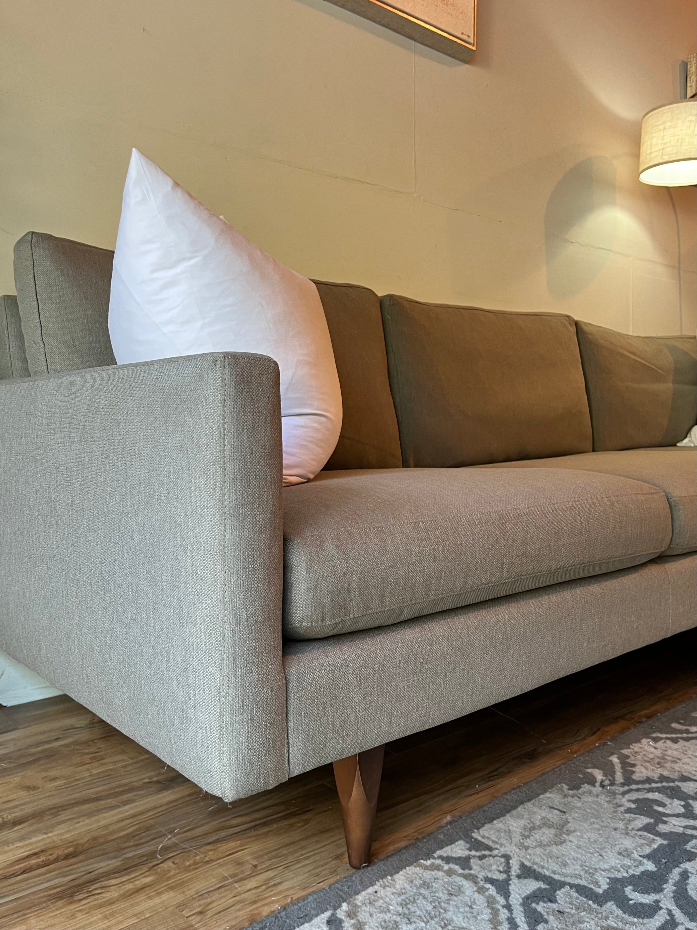 Room & Board Sectional in Heather Gray