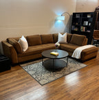 Macy’s Sectional in Caramel
