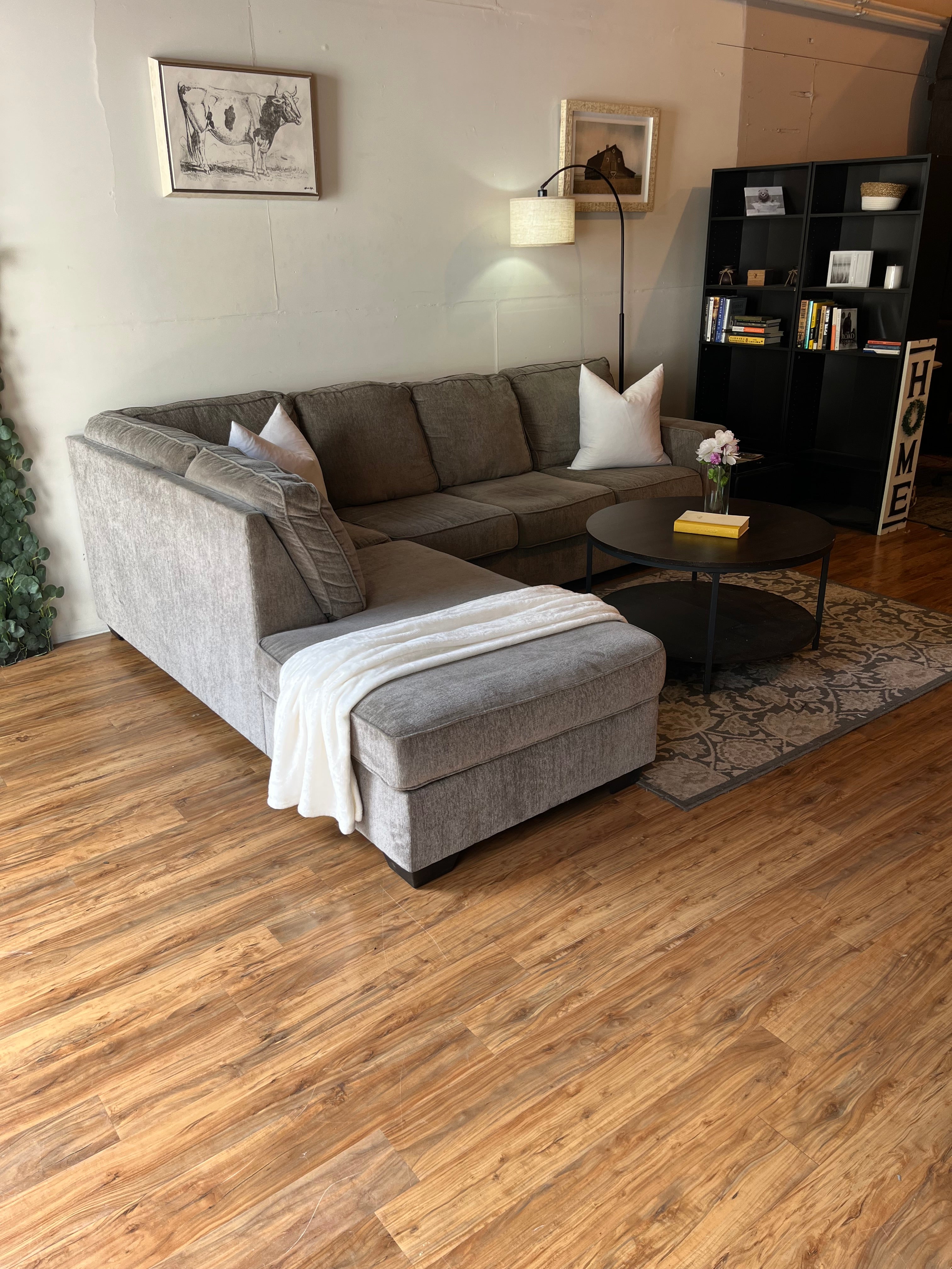 Ashley Furniture Altari Sectional in Alloy