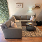 Boston Interiors Sectional in Sky Blue