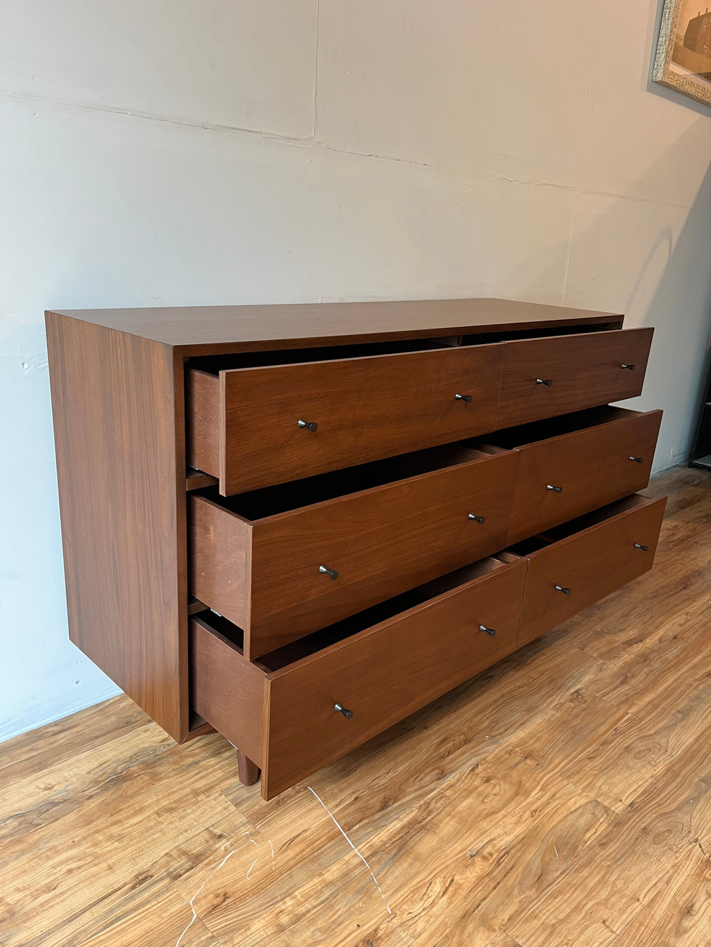 Article Cooper 6-Drawer Dresser in Walnut