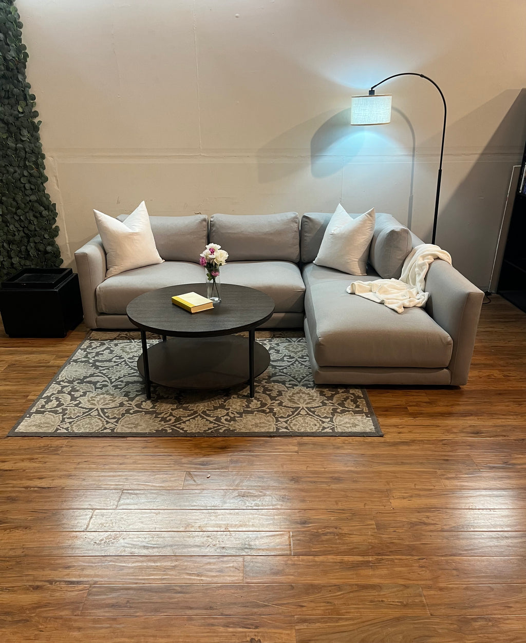 Room & Board Sectional in Dawson Gray