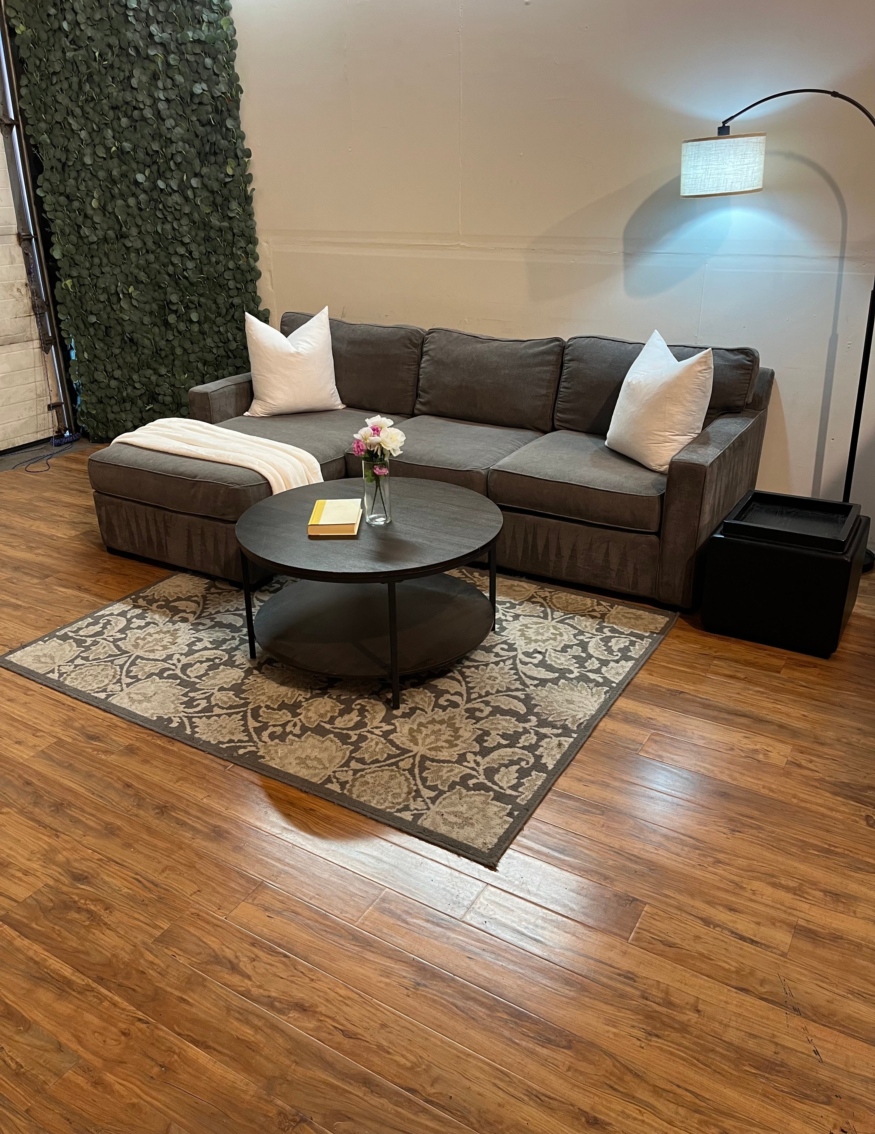 Macy’s Radley Sectional in Mocha Gray