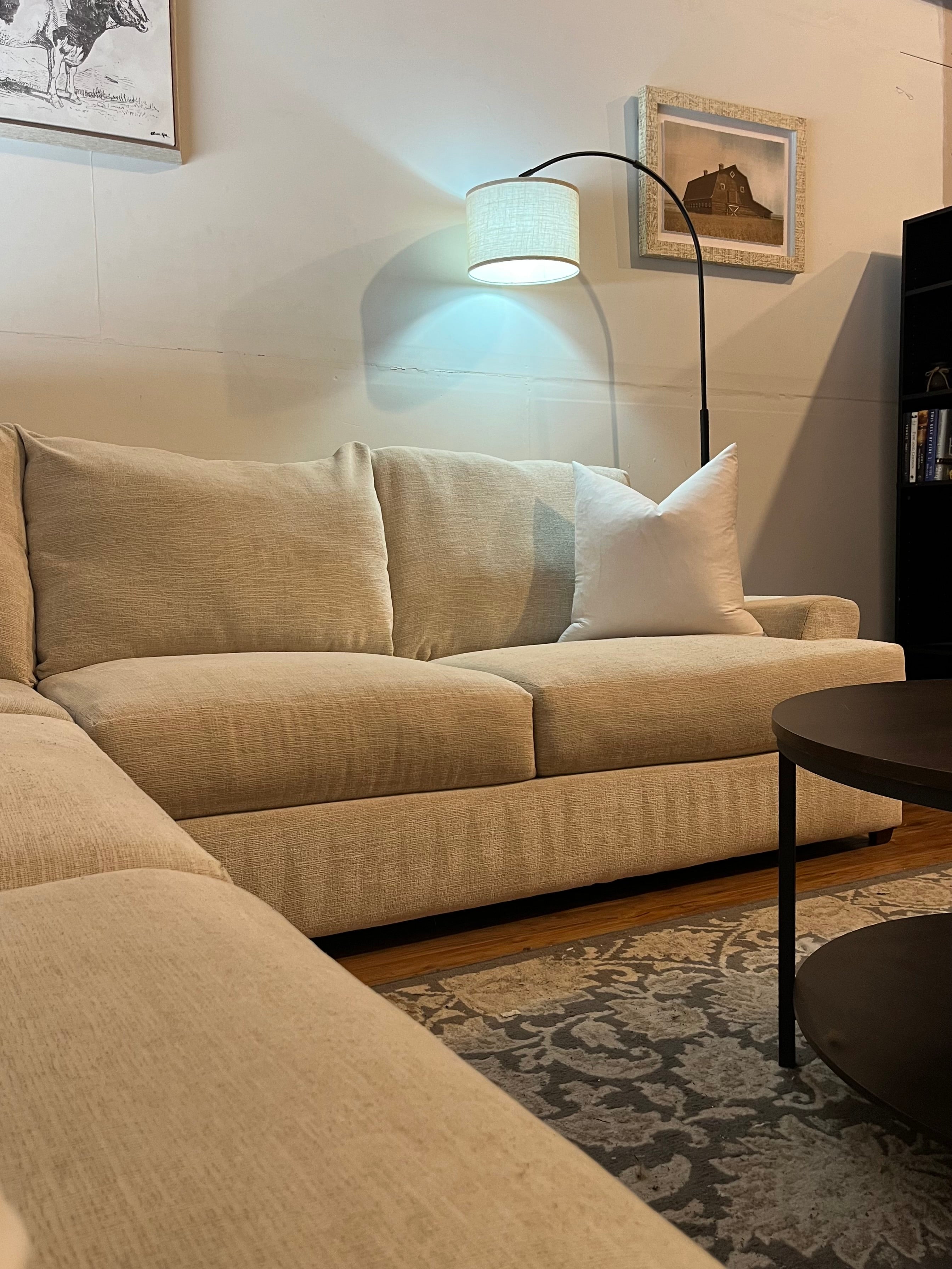 Cardi’s Furniture Sectional in Beige
