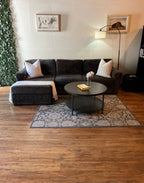 Johnathan Louis Sectional in Volcanic Black