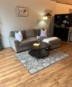 Jordan’s Furniture Sectional in Ash Gray