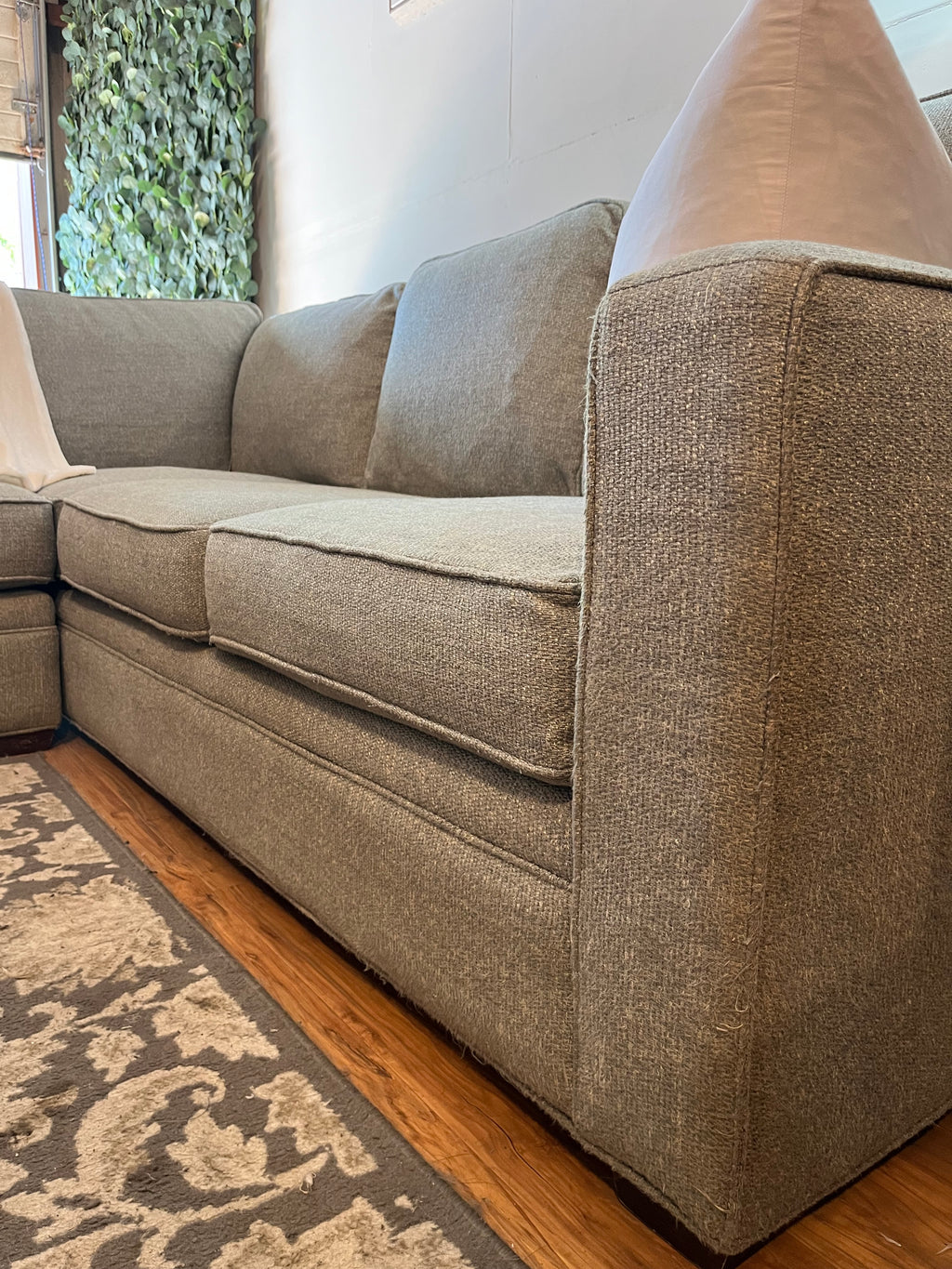 Boston Interiors Sectional in Sky Blue