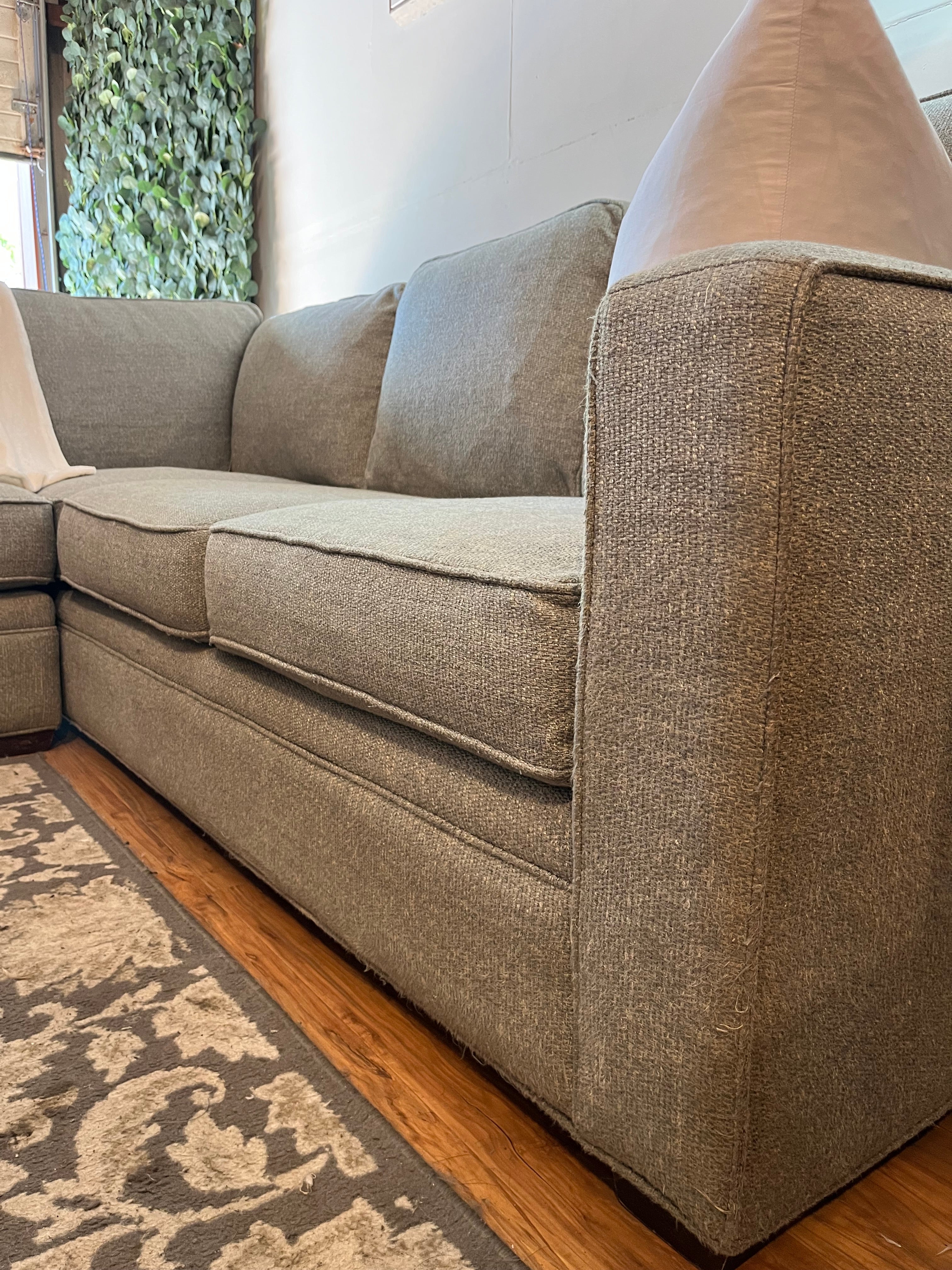 Boston Interiors Sectional in Sky Blue