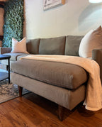 Room & Board Sectional in Heather Gray