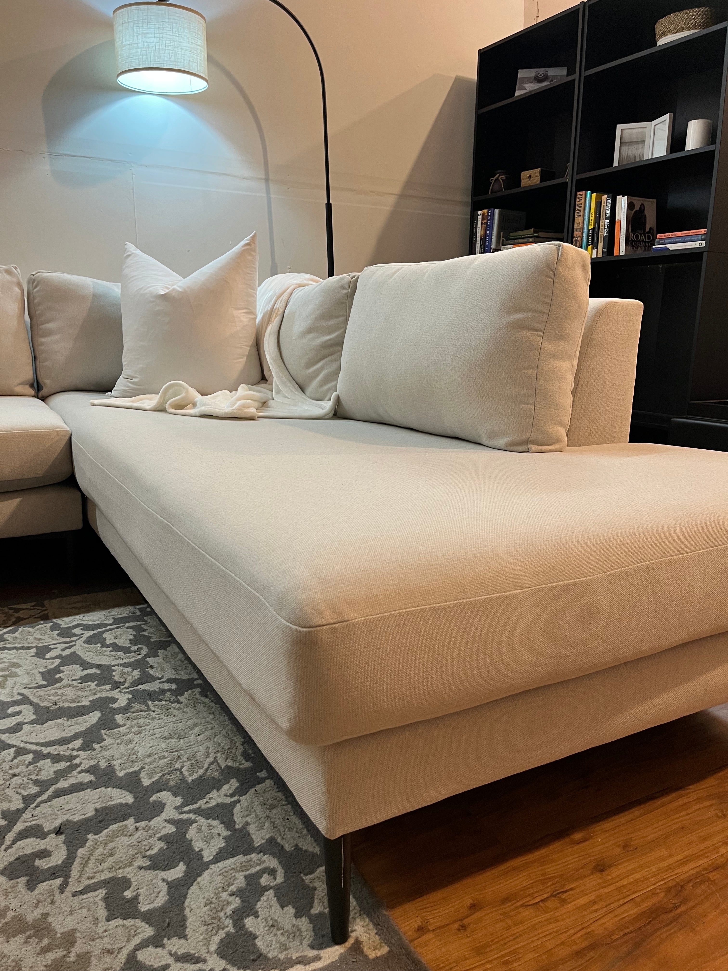 West Elm Harper Sectional in Oyster