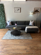 AllModern Sectional with Chaise in Bouclé Slate