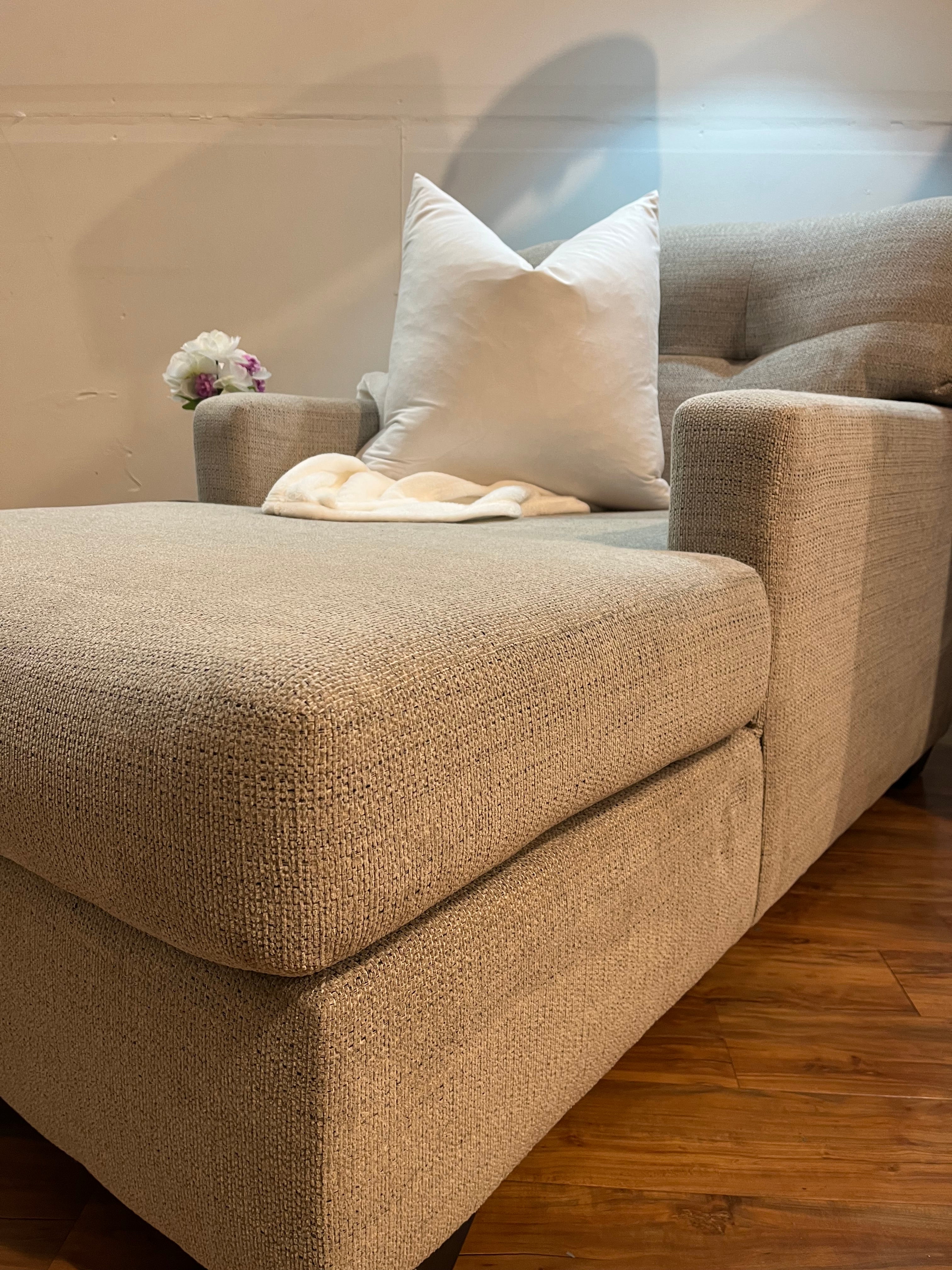 Ashley Furniture Chaise Lounge in Pearl Gray