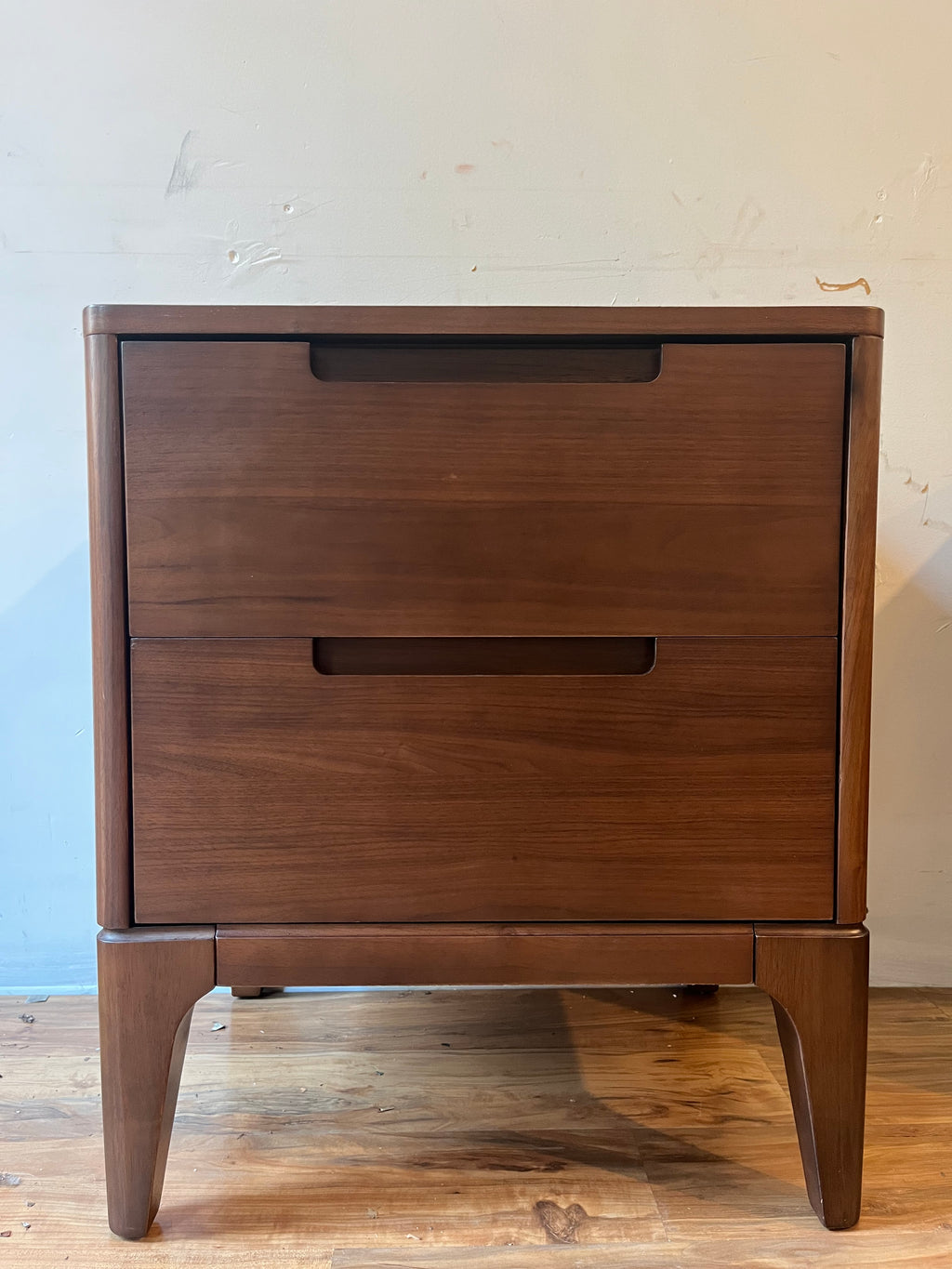 Article Rosin 2-Drawer Nightstands (2) - Walnut