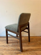 Article Mikkel Dining Chairs (3) - Walnut and Algonquin Green