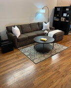Rowe Furniture Sectional in Mocha Gray