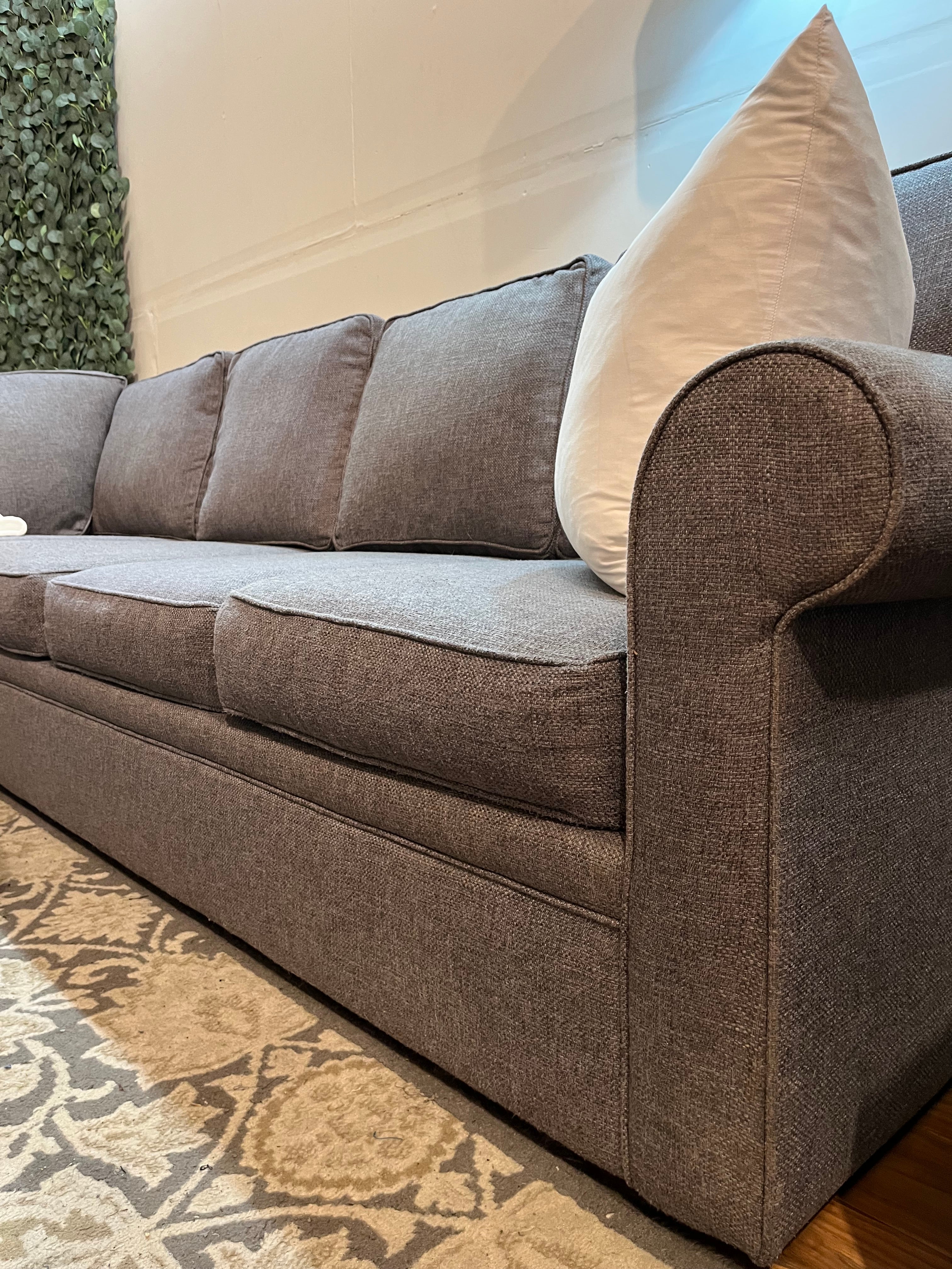 Rowe Furniture Corner Sectional in Smoke Gray