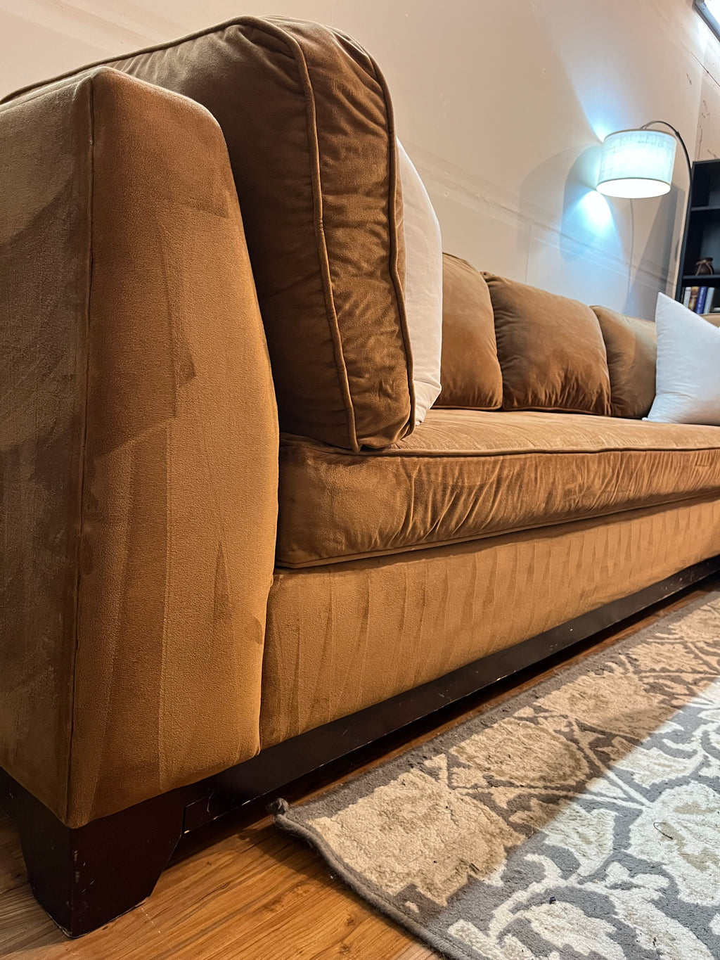 Macy’s Sectional in Caramel