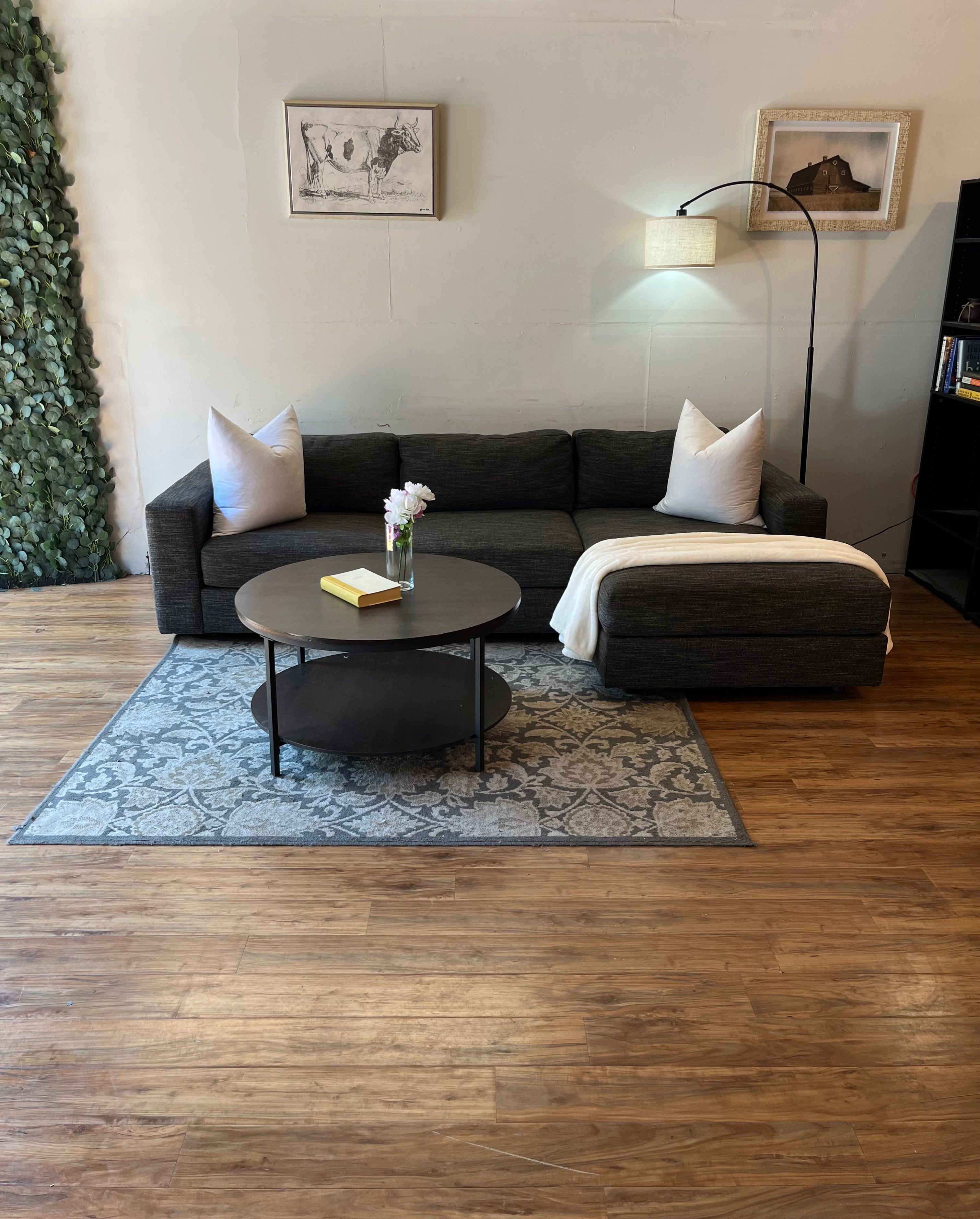 West Elm Urban Sectional in Pewter