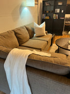 Jordan’s Furniture Sectional in Taupe