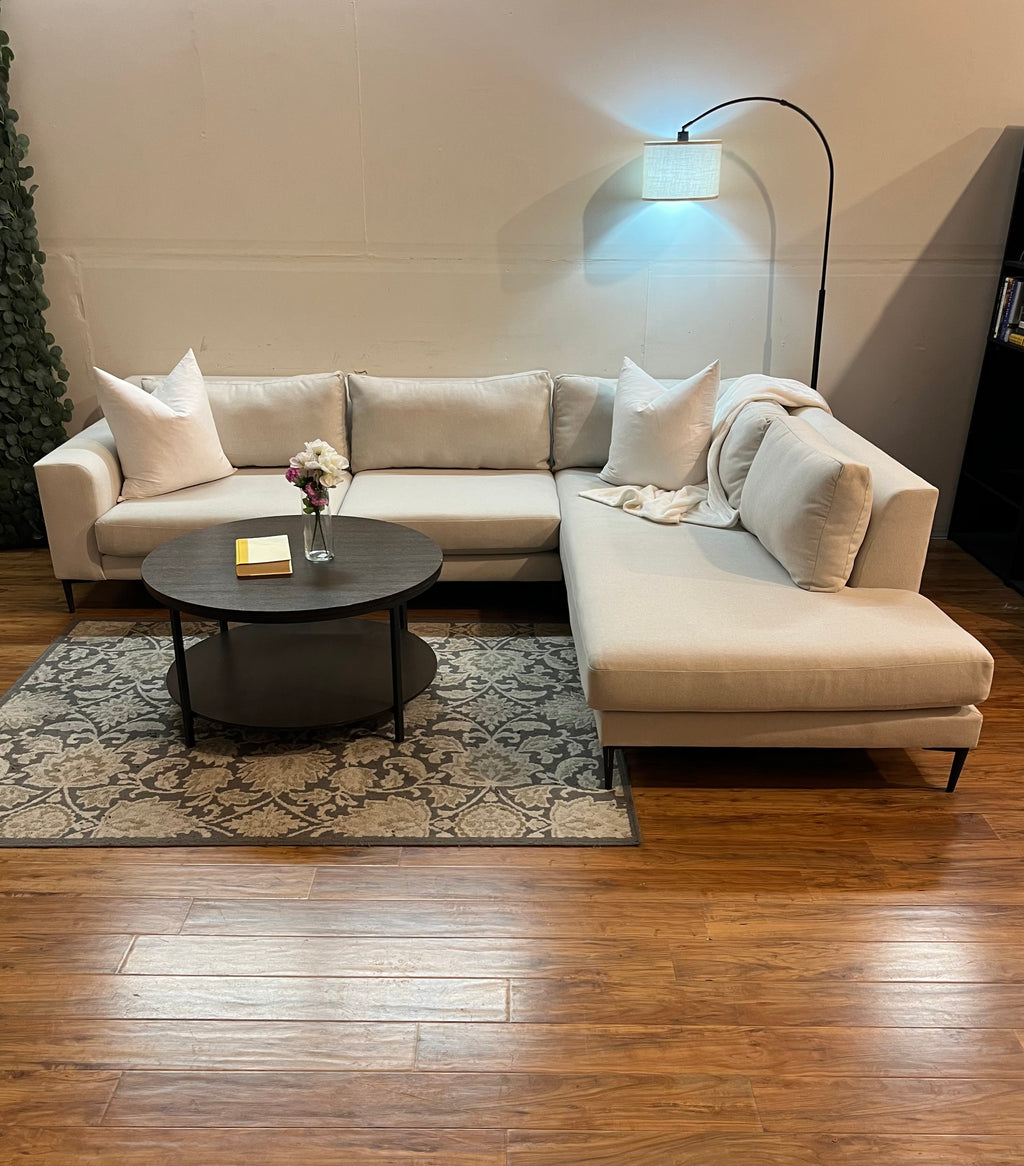 West Elm Harper Sectional in Oyster