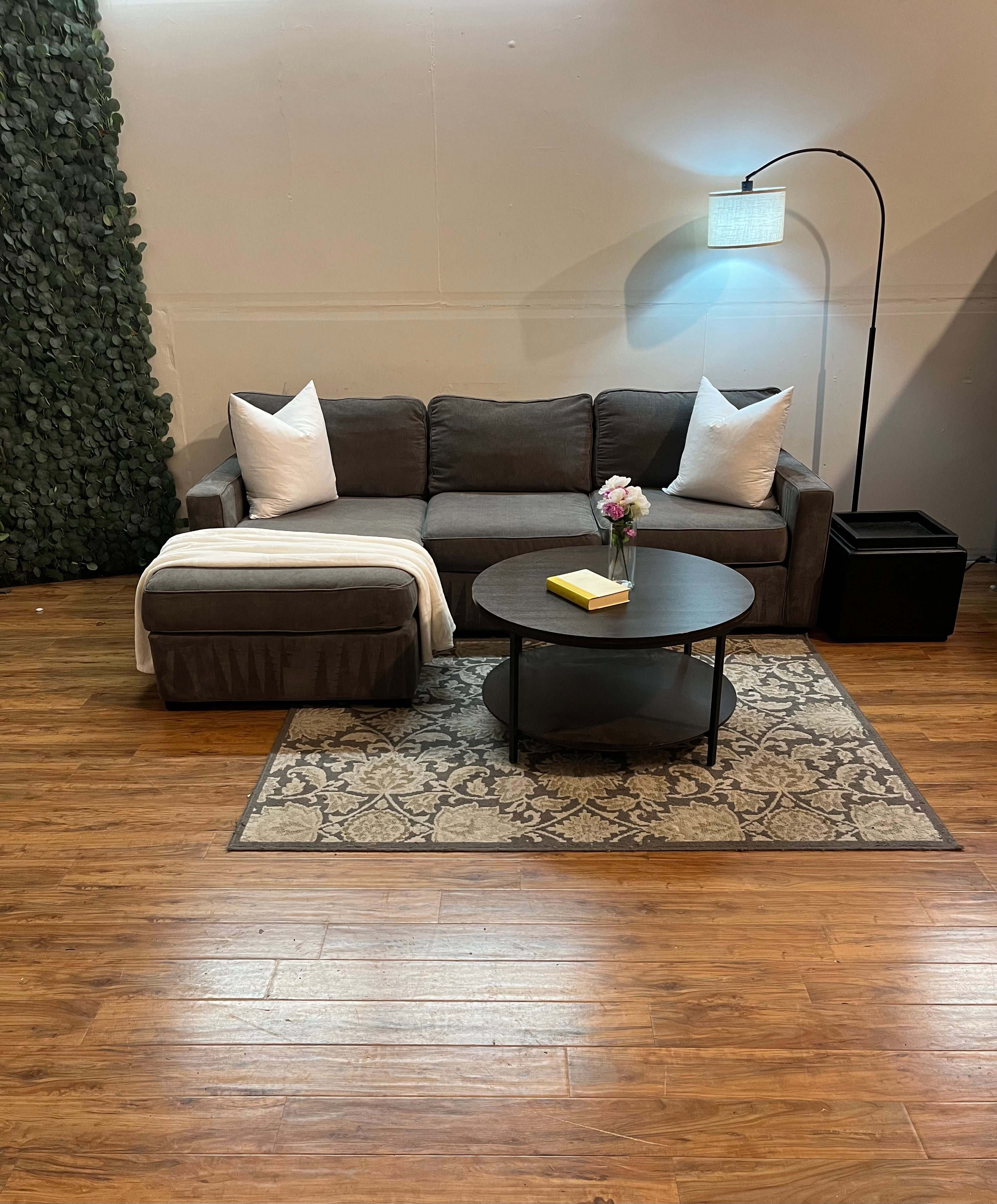 Macy’s Radley Sectional in Mocha Gray