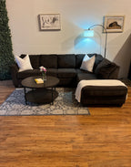 Broyhill Sectional in Charcoal Gray