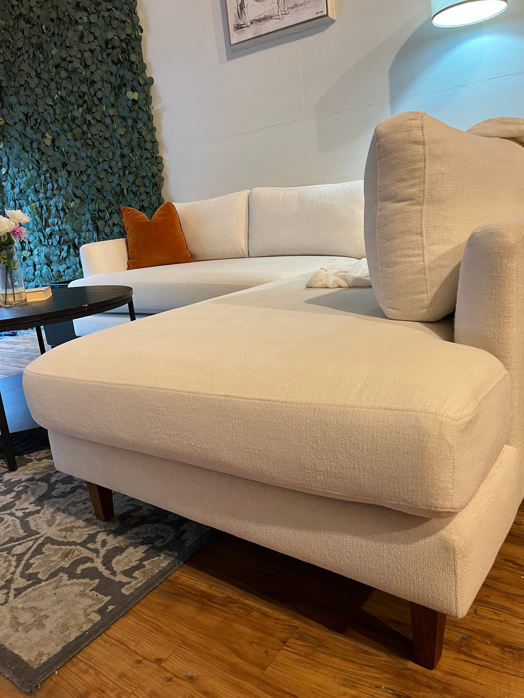 Interior Define Winslow Sectional in Frost White