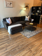 Johnathan Louis Sectional in Volcanic Black