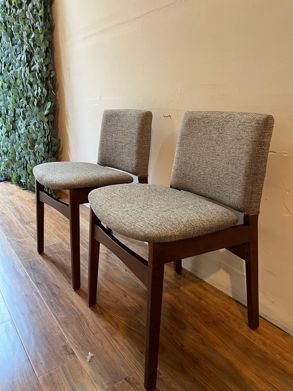 Article Nosh Dining Chairs (2) - Walnut and Quarry Gray